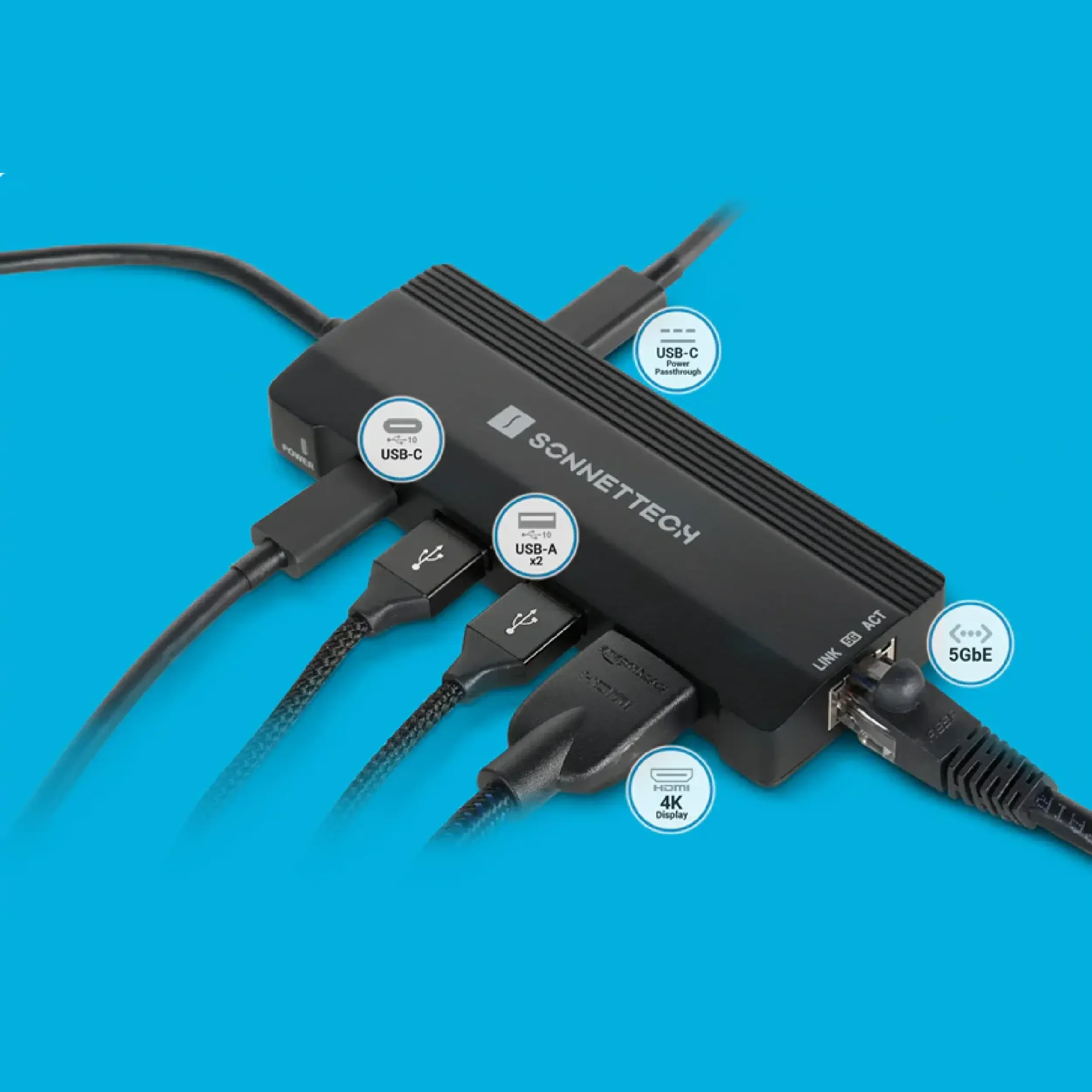 Sonnet Echo 6 Three-Port USB Multi Hub