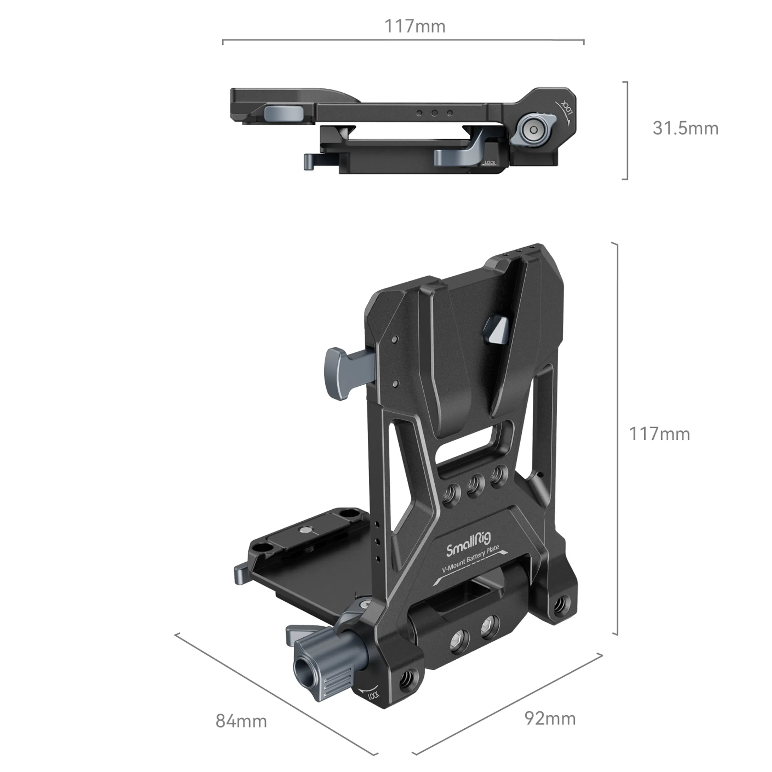 מערכת הרכבת סוללות V-Lock למצלמה SmallRig 4064B