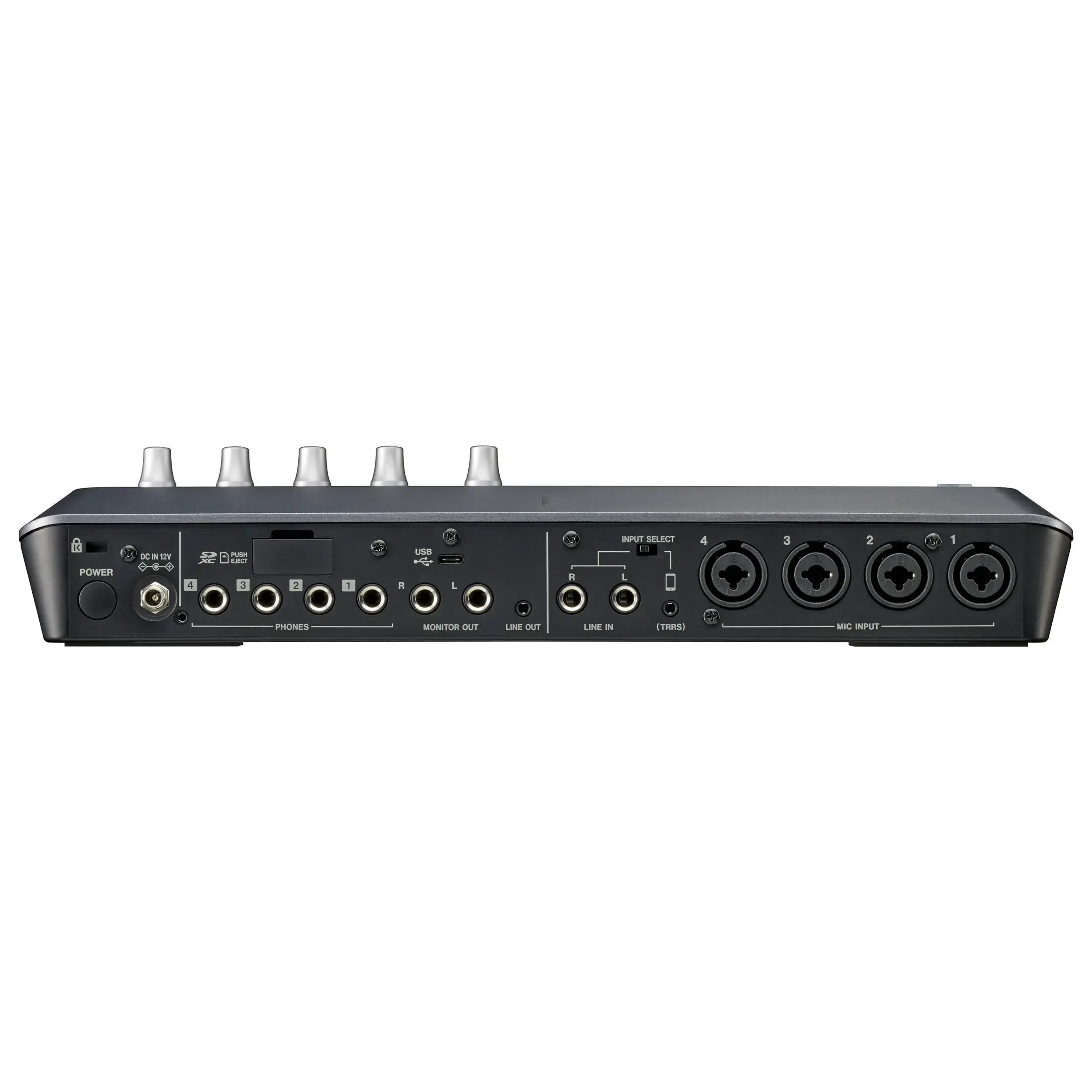 מקליט אודיו 4 ערוצים לפודקאסט Tascam Mixcast 4