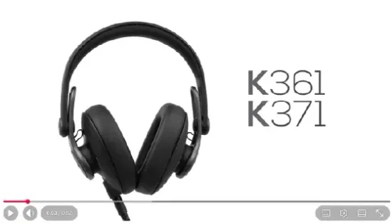 אוזניות אולפן סגורות AKG K361