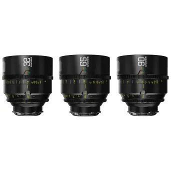 סט 3 עדשות פריים DZOFILM Gnosis 32/65/90mm T2.8 Macro-FEET