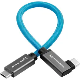 כבל 21 ס"מ ישר לזוויתי Kondor Blue USB-C 3.1 Gen 2