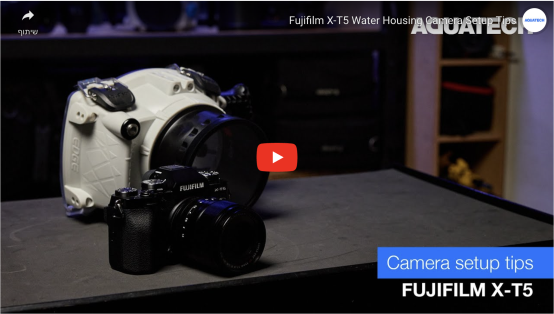 מארז צלילה למצלמה AQUATECH EDGE Fuji X-T5