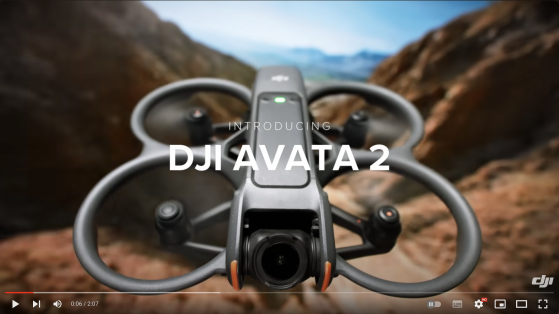 רחפן DJI AVATA 2 FLY MORE COMBO עם 3 סוללות