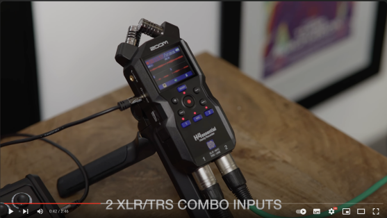 מכשיר הקלטה נייד Zoom H4essential 4-Track 32-Bit Float