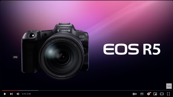 מצלמה דיגיטלית ועדשה 24-105 מ"מ Canon EOS R5 Mark II