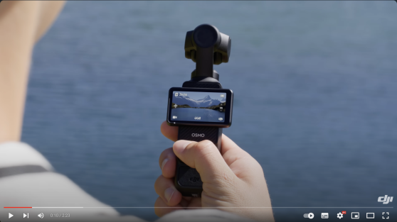 מייצב קומפקטי DJI Osmo POCKET 3