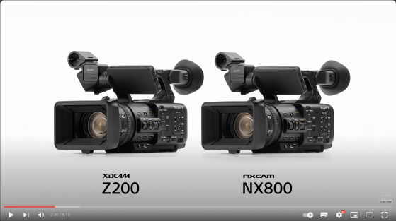 מצלמת וידאו Sony 4K 1" CMOS Sensor XDCAM