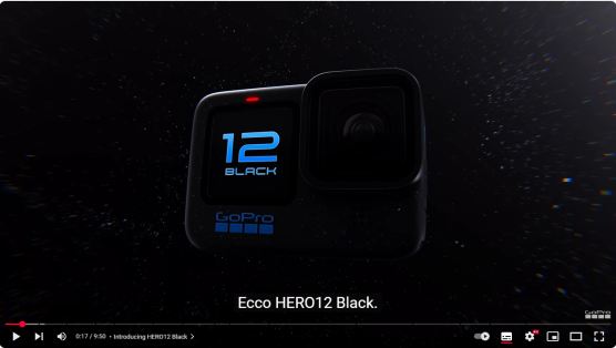 מצלמת אקסטרים GoPro HERO 12 Black