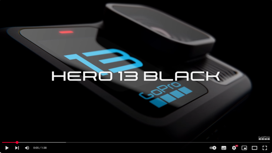 מצלמת אקסטרים GoPro HERO 13 Black