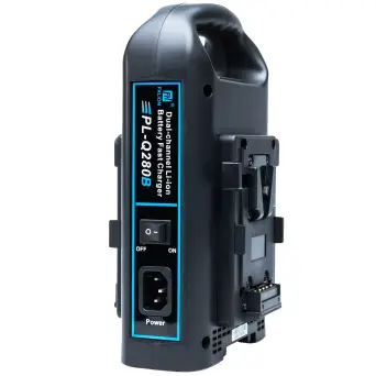 מטען מהיר 2 סוללות FXLION PL-Q280B V-Mount